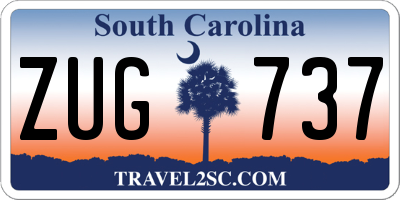 SC license plate ZUG737