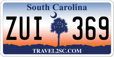 SC license plate ZUI369