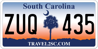 SC license plate ZUQ435