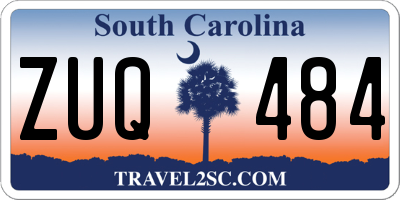 SC license plate ZUQ484