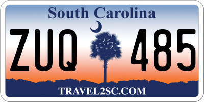 SC license plate ZUQ485