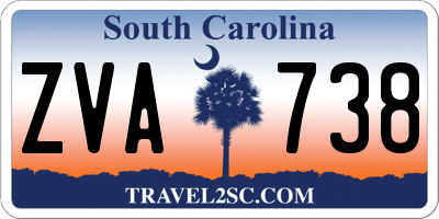 SC license plate ZVA738