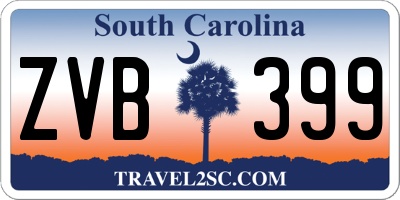 SC license plate ZVB399