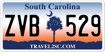 SC license plate ZVB529