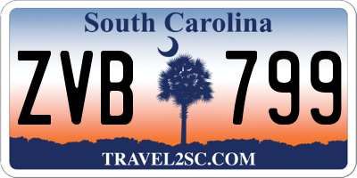 SC license plate ZVB799