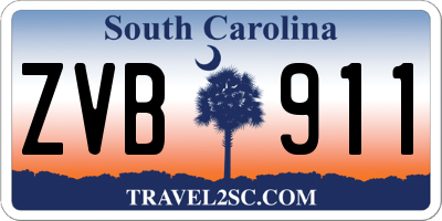 SC license plate ZVB911