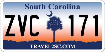 SC license plate ZVC171