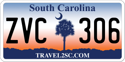 SC license plate ZVC306