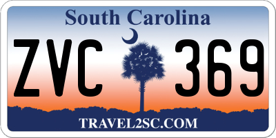 SC license plate ZVC369