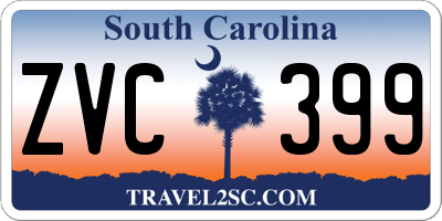 SC license plate ZVC399