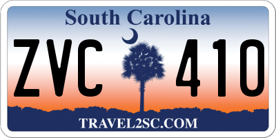 SC license plate ZVC410