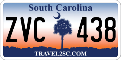 SC license plate ZVC438