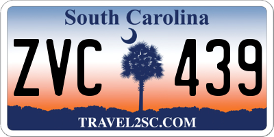 SC license plate ZVC439