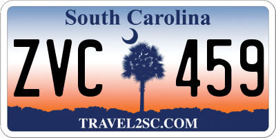 SC license plate ZVC459