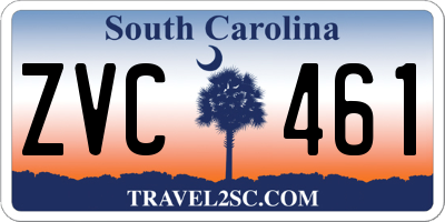 SC license plate ZVC461