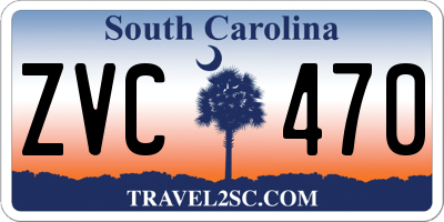 SC license plate ZVC470