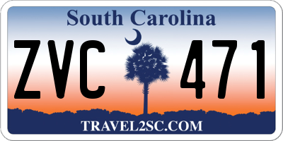 SC license plate ZVC471