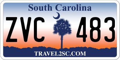 SC license plate ZVC483