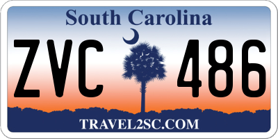 SC license plate ZVC486