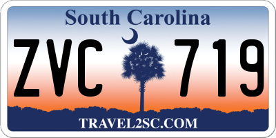 SC license plate ZVC719