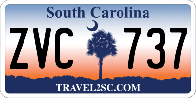SC license plate ZVC737
