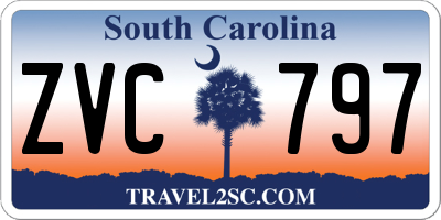 SC license plate ZVC797