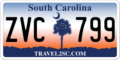 SC license plate ZVC799