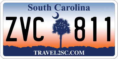 SC license plate ZVC811