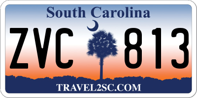 SC license plate ZVC813
