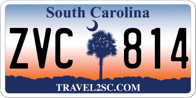 SC license plate ZVC814