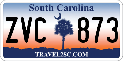 SC license plate ZVC873