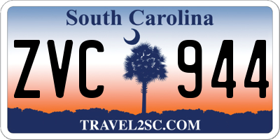 SC license plate ZVC944