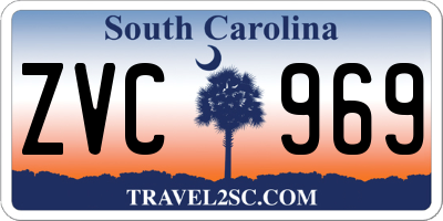 SC license plate ZVC969