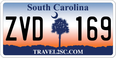 SC license plate ZVD169