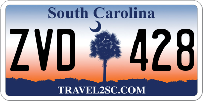 SC license plate ZVD428