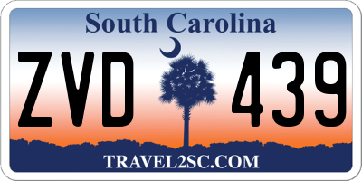 SC license plate ZVD439