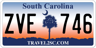 SC license plate ZVE746