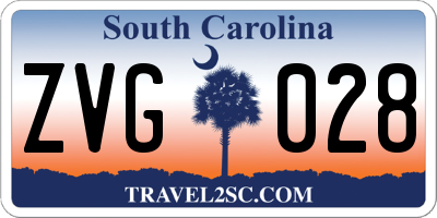 SC license plate ZVG028
