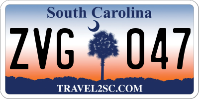 SC license plate ZVG047
