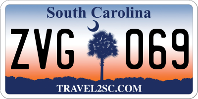 SC license plate ZVG069