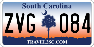 SC license plate ZVG084