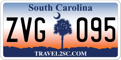 SC license plate ZVG095
