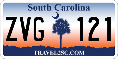 SC license plate ZVG121