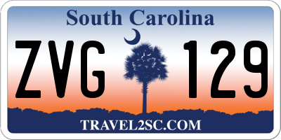 SC license plate ZVG129