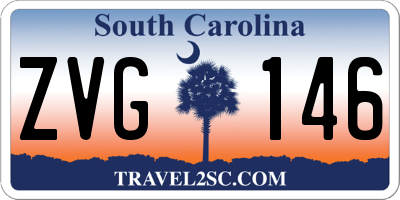 SC license plate ZVG146