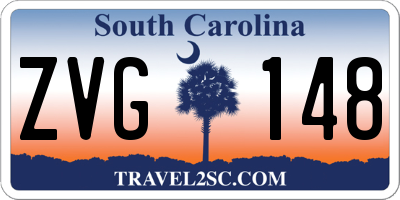 SC license plate ZVG148