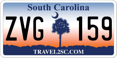 SC license plate ZVG159