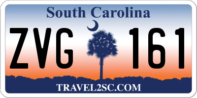 SC license plate ZVG161