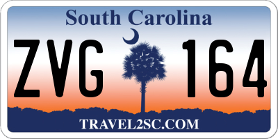SC license plate ZVG164