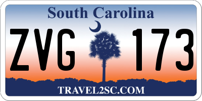 SC license plate ZVG173